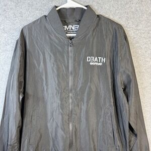 Eminem Kamikaze Death Defeat Bomber‎ Jacket Mens Large Black